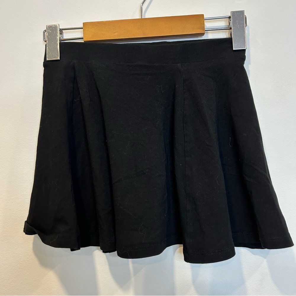 H&M Flared Mini Skirt Black